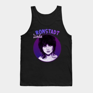 Linda Ronstadt - Retro Style Tank Top